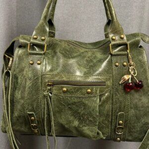 Sac Cuir Vert oh my Bag Sandstorm